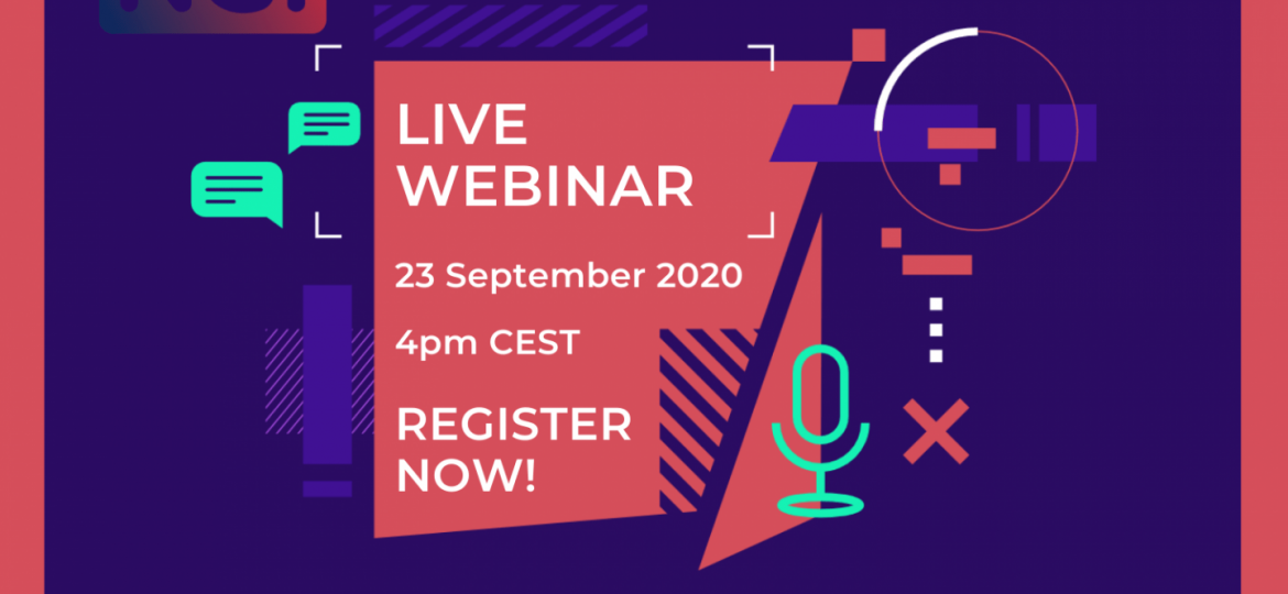 LIVE WEBINAR 23 September 2020